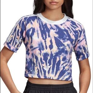 ADIDAS tye dye crop top
